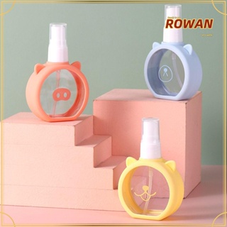 ROW Cute Spray Bottle Cartoon Pictures Cosmetic Bottling Refillable Bottles Portable Perfume Dispensing Travel Bottling On Business Trip Silicone Case Sub-packing Alcohol Dispensing/Multicolor