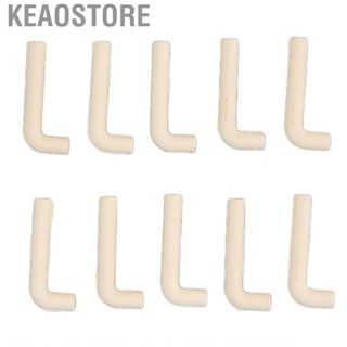 Keaostore 10pcs Hearing Aids Tube L Shaped Replacement Amplifier Receiving for  p