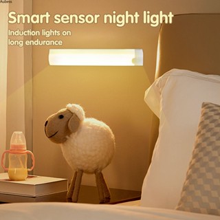 Led Cabinet Light Motion Sensor Lights USB ชาร์จไร้สายโคมไฟตู้เสื้อผ้า 30 ซม. 50 ซม. แม่เหล็กอัตโนมัติแสง Aube