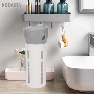 Kodaira 4 In 1 เครื่องจ่ายน้ําหอม แชมพู ครีมนวดผม แบบพกพา เติมได้ พร้อมสติกเกอร์ สําหรับเดินทาง