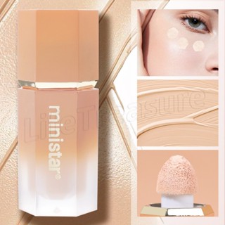 Ministar Full Coverage Acne Spot Dark Circles Foundation / กันน้ํา ติดทนนาน คอนทัวร์ สติ๊ก / คอนซีลเลอร์เหลว สามสี / ครีมไฮไลท์ควบคุมความมัน / เครื่องสําอาง