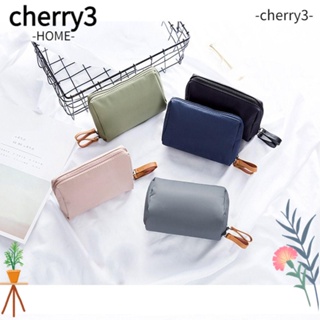 Cherry3 กระเป๋าเครื่องสําอาง ผ้าไนล่อน สําหรับเดินทาง