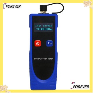 Forever เครื่องทดสอบสายเคเบิลเครือข่ายออปติคอล -70~6dBm ความยาวคลื่น 6 ออปติก หน้าจอ LCD ขนาดใหญ่