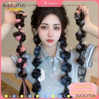 Eutus วิกผมหางม้าถักเปีย คุณภาพสูง สวมใส่ง่าย สีธรรมชาติ สําหรับผู้หญิง