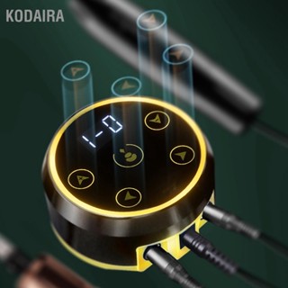 KODAIRA 2A Tattoo Power Supply Touch LCD แสดงผล Pen Machine Box US ปลั๊กปุ่มสวิทช์ 1/4in Single Jack Input