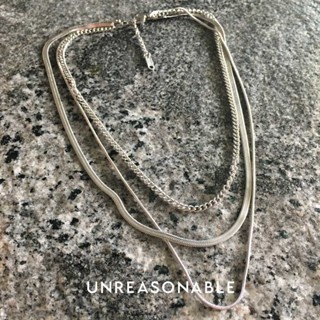 สร้อยคอ Stainless สีเงิน Unreasonable Accessories UA0773-01