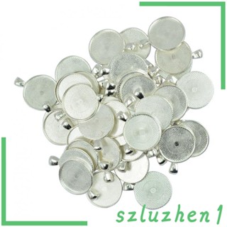 [Szluzhen1] จี้ถาดเปล่า 43x22 มม. 50 ชิ้น สําหรับทําเครื่องประดับ 100 ชิ้น