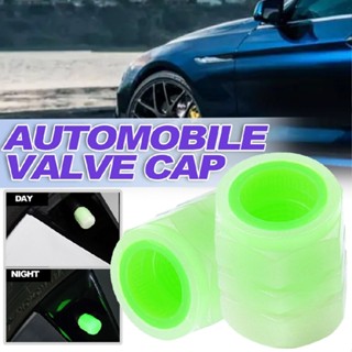 4/8/16pcs Universal Fluorescent Car Tire Valve Caps Luminous Tyre Stem Cap