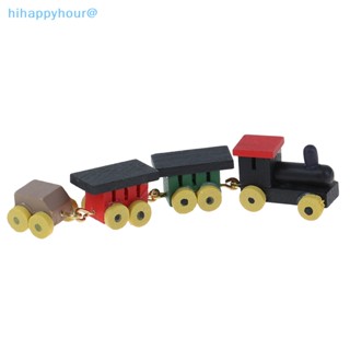 Hihappyhour ชุดรถไฟจิ๋ว 1:12 สําหรับตกแต่งบ้านตุ๊กตา 1 ชิ้น