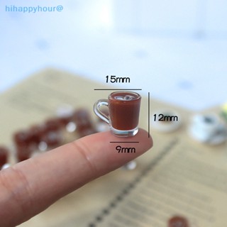 Hihappyhour โมเดลแก้วกาแฟจิ๋ว สําหรับตกแต่งบ้านตุ๊กตา 1/12