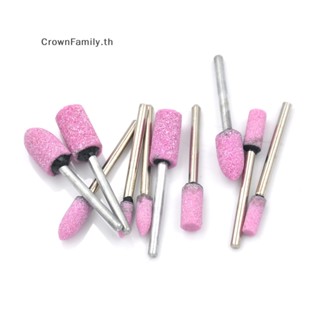 [CrownFamily] ล้อเจียรหินโรตารี่ สีชมพู 10 ชิ้น