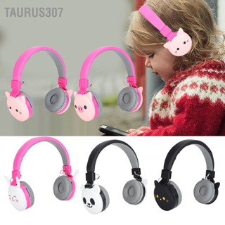 Taurus307 ชุดหูฟังสำหรับเด็ก สัตว์น่ารัก Bluetooth 5.0 หูฟังสำหรับเด็กพร้อมไมค์สำหรับเด็ก