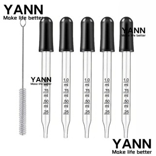 Yann1 หลอดหยดปิเปต แบบหนา 1 มล. 5 ชิ้น