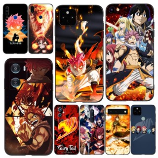 เคสโทรศัพท์ซิลิโคน Tpu แบบนิ่ม ลายอนิเมะ Fairy Tail สีดํา สําหรับ ZTE Blade A52 4G lite A53 A72 4G 5G