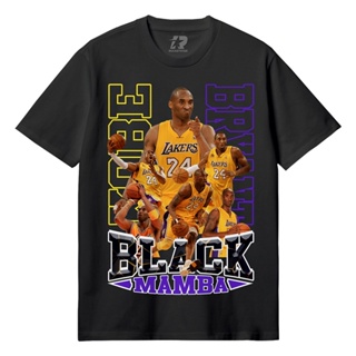 เสื้อยืดพิมพ์ลาย เสื้อยืดแขนสั้น ผ้าฝ้าย พิมพ์ลาย Nba - kobe BLACK MAMBA combed 30s s - m - l - xl - xxl kaos Basketball