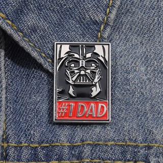 เข็มกลัดฟิล์ม รูป Star Wars Villain Spoof DAD เหมาะกับของขวัญ สําหรับตกแต่งเสื้อผ้า