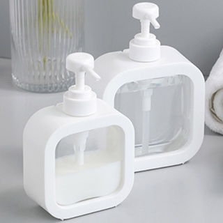 Soap Bottle Kitchens Lotion Dispenser Press Reusable Sinks Versatile Clear