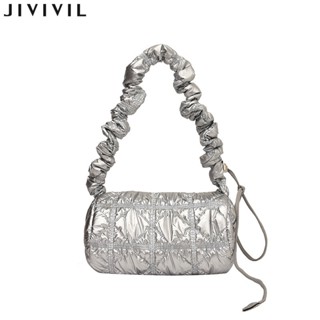 JIVIVILกระเป๋าสะพายข้างผู้หญิงสายสะพายปรับได้สะพายหลังสะพายหลังสะพายถัง
