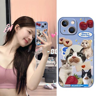 cute Skin feel silicone Phone Case For iphone 13 Mini Anti-fall Simplicity Skin-friendly feel Lens bump protection Cartoon