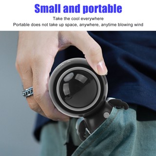I Furniture store พัดลมสร้อยคอแบบชาร์จไฟได้ 360 องศาการปรับ Air Outlet ลดเสียงรบกวน Bladeless Spaceman Mini Neck Fan สำหรับกลางแจ้ง