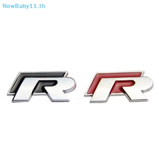 Onebaby ตราสัญลักษณ์ Rline R Line Trunk Badge Emblemer โลหะ สําหรับ VW GOLF TH