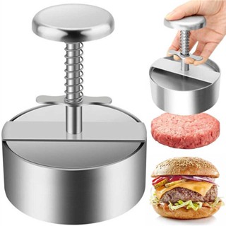 Burger Press Hamburger Maker Non Stick 304 Stainless Steel Beef Patty Meat BBQ