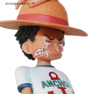 Strongaroetrtu ฟิกเกอร์ PVC รูปการ์ตูนอนิเมะ One Piece Luffy Shunks Monkey Luffy ของเล่นสําหรับเด็ก