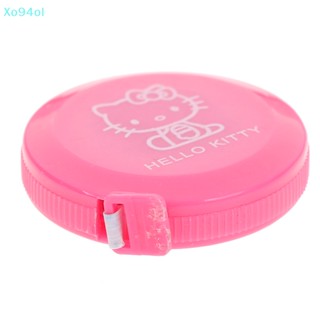 Xo94ol HELLO KITTY เทปวัด ลายการ์ตูนแมวน่ารัก ยืดหดได้ สําหรับครอบครัว