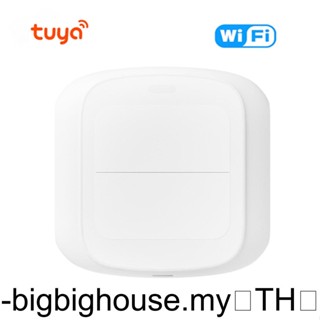 1 White Tuya Zigbee สวิตช์ควบคุมแบบไร้สาย ที่ปลายนิ้ว ใช้งานง่าย ปุ่มกด Pro ตัวควบคุม Tuya Wifi