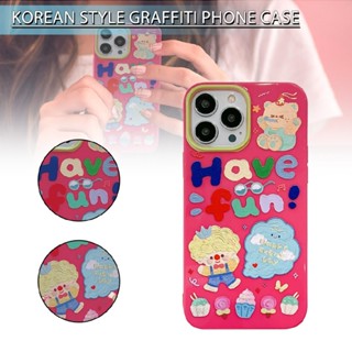 Cute Cartoon Phone Case Protective Case for iPhone 12/13/14/Pro/Plus/Pro Max