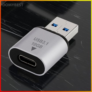 ❤ Domybest  #C ตัวเชื่อมต่อ 3A USB 3.1 Type C 10Gbps ความเร็วสูง สําหรับ Huawei Samsung