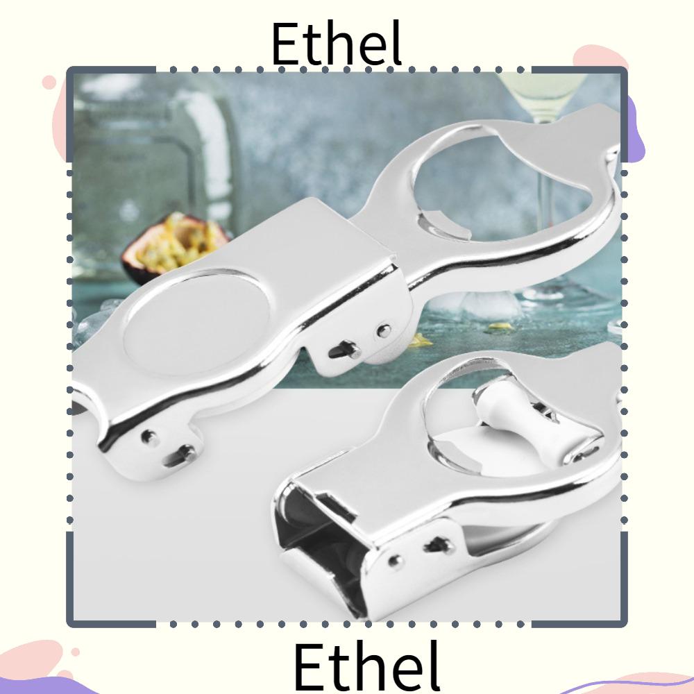 Ethel1 ที ่ เปิดขวดโซดาสแตนเลส , เครื ่ องดื ่ มอัดลม , ที ่ เปิดกระป ๋ องพับอเนกประสงค ์ เบียร ์