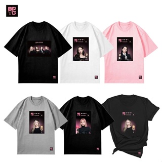 【ขายดี】เสื้อยืดแขนสั้น พิมพ์ลายโปสเตอร์ Blackpink Bptg the Game