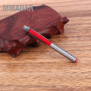 MMADAR ทนทาน 1/4 "End ขลุ่ยคู่แบบตรง Trim Router Flush Cutter Bit Tool