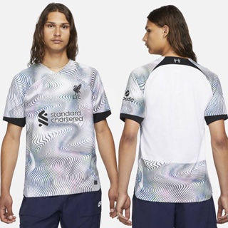 เสื้อกีฬาแขนสั้น ลายทีมชาติฟุตบอล LFC 2022-2023 ชุดเยือน พลัสไซซ์ สําหรับผู้ชาย และผู้หญิง