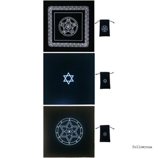 Fol ผ้าปูโต๊ะ ลาย Fate Hexagram Tarots สําหรับตกแต่งบ้าน ปาร์ตี้ ปิกนิก