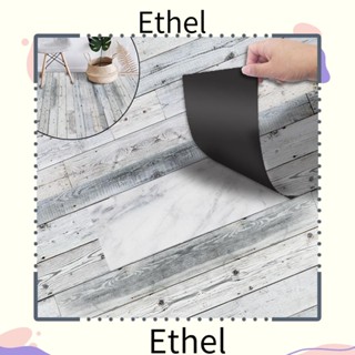 Ethel1 สติกเกอร์ติดพื้น มีกาวในตัว ถอดออกได้ สไตล์เรโทร สําหรับตกแต่งบ้าน ห้องครัว