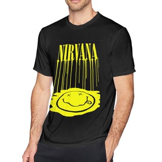 เสื้อยืดคอกลม ผ้าฝ้าย พิมพ์ลาย Nirvana แฟชั่นสร้างสรรค์ ของขวัญวันเกิด