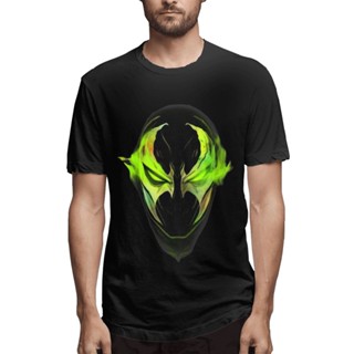 เสื้อเชิ้ตคอกลม ผ้าฝ้ายแท้ พิมพ์ลายกราฟฟิค Spawn Lithium Spawn 100% สําหรับผู้ชาย