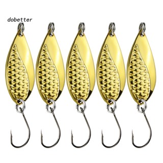 &lt;Dobetter&gt; เหยื่อตกปลางู แบบโลหะผสมสังกะสี 5 กรัม 418 ซม. 5 ชิ้น ต่อชุด