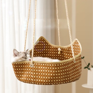 Pets Shop Cat Hammock สบายระบายอากาศได้แข็งแรงรับน้ำหนักได้ Bed สำหรับในร่มกลางแจ้ง