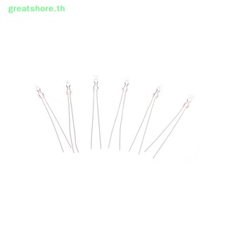 Greatshore หลอดไฟนีออนจิ๋ว 3 มม. 6V 12V 24V 20 ชิ้น