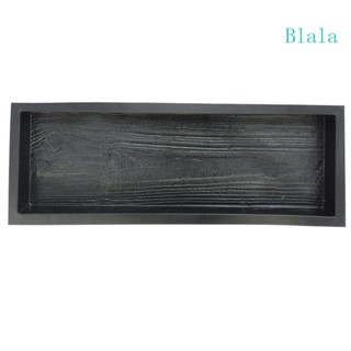 Blala แม่พิมพ์ลายไม้เทียม DIY สําหรับทําอิฐ ปูนซีเมนต์