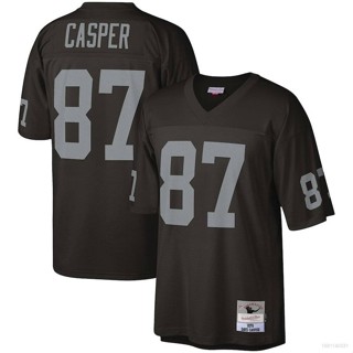 Yp2 1976 เสื้อยืดลําลอง แขนสั้น พิมพ์ลาย NFL Las Vegas Raiders Legacy Jersey Dave Casper Football พลัสไซซ์ PY2