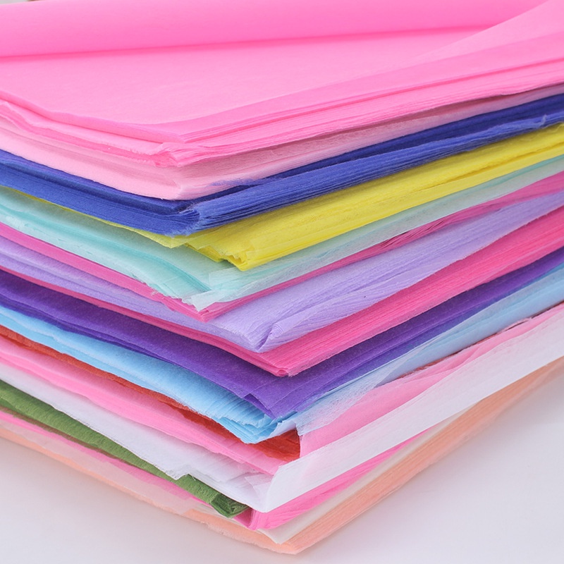 กระดาษห่อช่อดอกไม้ ผ้าฝ้าย คละสี สําหรับตกแต่งเทศกาล แอปเปิ้ล DIY จํานวน 5 ชิ้น - รูปที่ 2