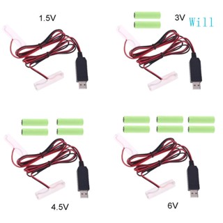 Will AA สายแปลงแบตเตอรี่ EU สําหรับนาฬิกา รีโมตคอนโทรล