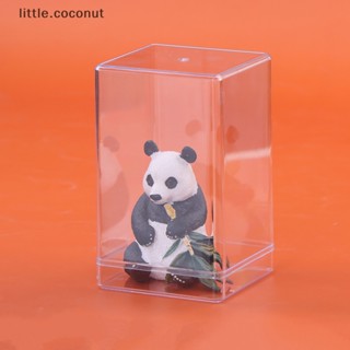 [little.coconut] กล่องเก็บตุ๊กตา แบบตั้งโต๊ะ กันฝุ่น สีโปร่งใส สไตล์บูติก