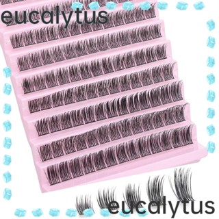 Eucalytus1 คลัสเตอร์ขนตาปลอม ขนมิงค์นิ่ม บาง DIY สําหรับผู้หญิง