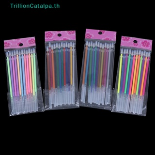 Trillioncatalpa ปากกามาร์กเกอร์เรืองแสง หลากสี เครื่องเขียน สําหรับนักเรียน 12 ชิ้น ต่อถุง