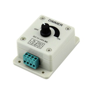 【yunhai】DC 12V 8A LED Light Protect Strip Dimmer Adjustable Brightness Controller